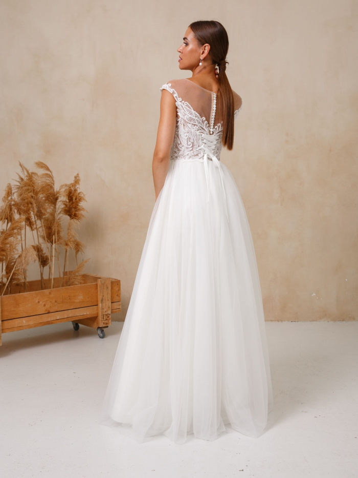 Физалия - свадебное платье